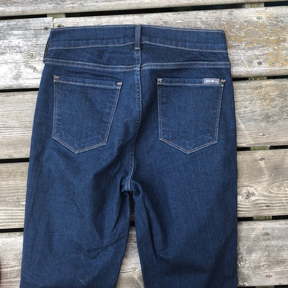 Eddie Bauer High Rise Slim Straight Jeans - Picture 8 of 12